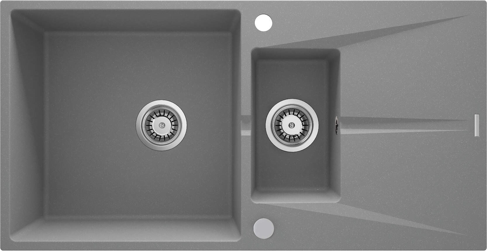 Deante 1.5-bowl granite sink with