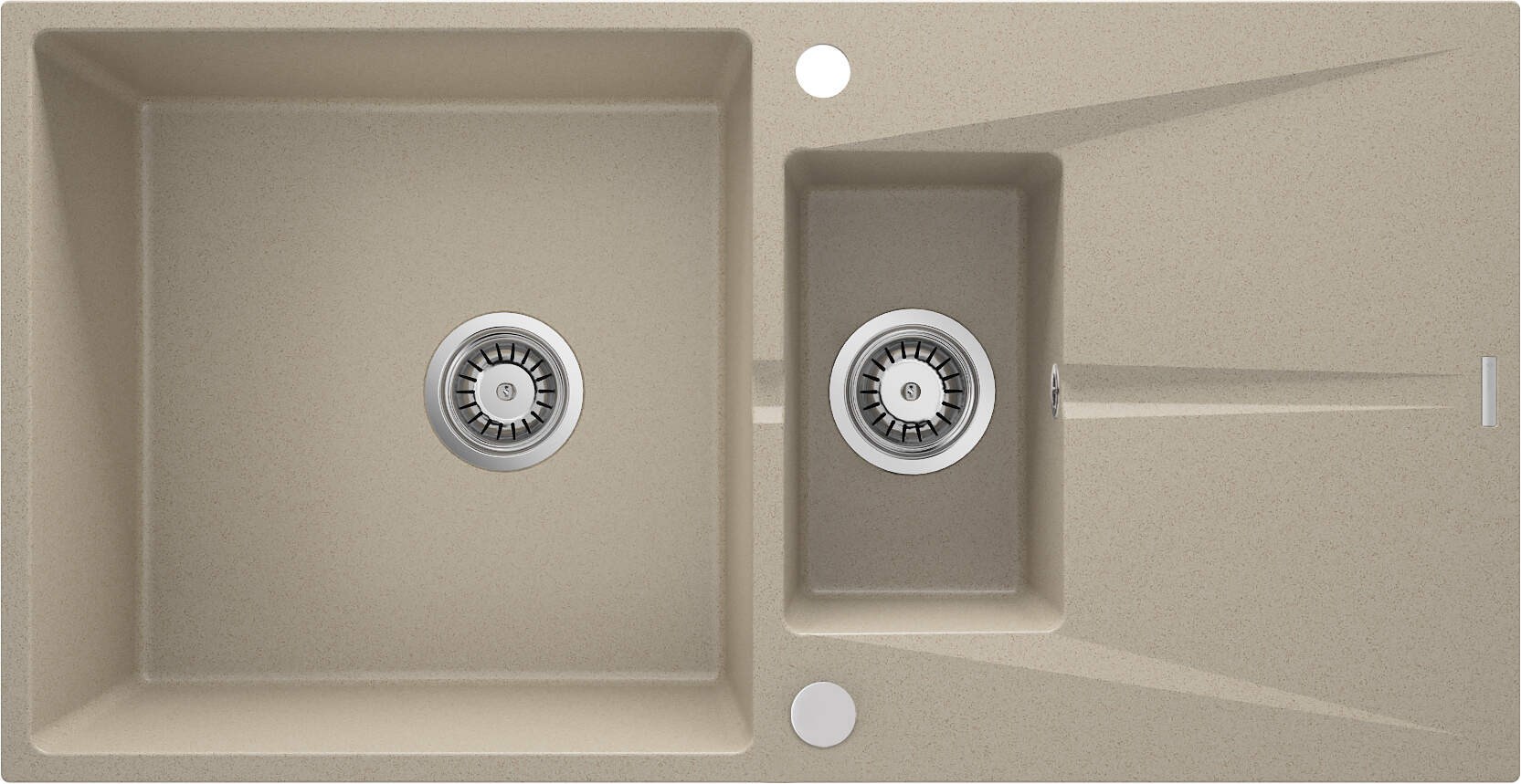 Deante 1.5-bowl granite sink with