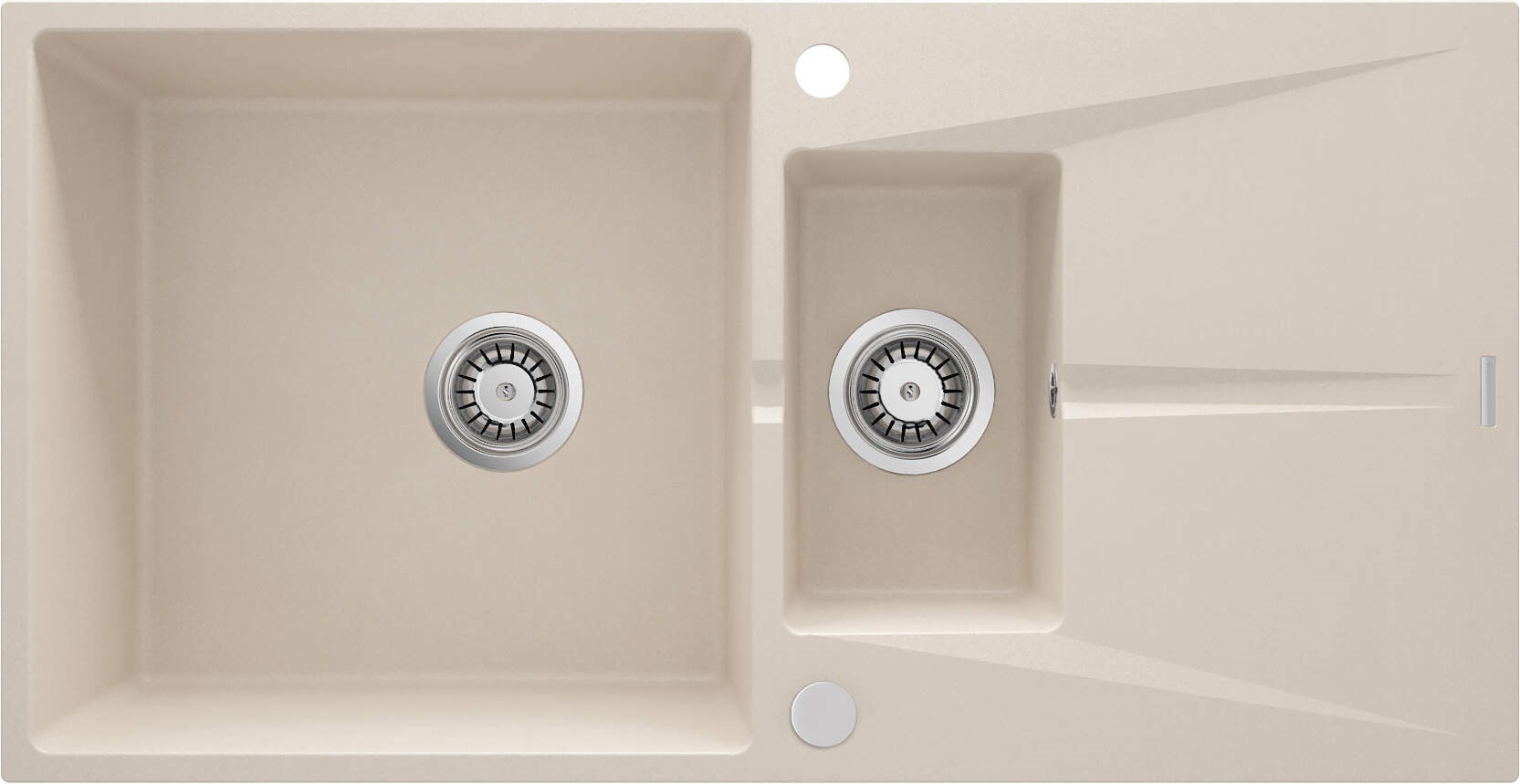 Deante 1.5-bowl granite sink with