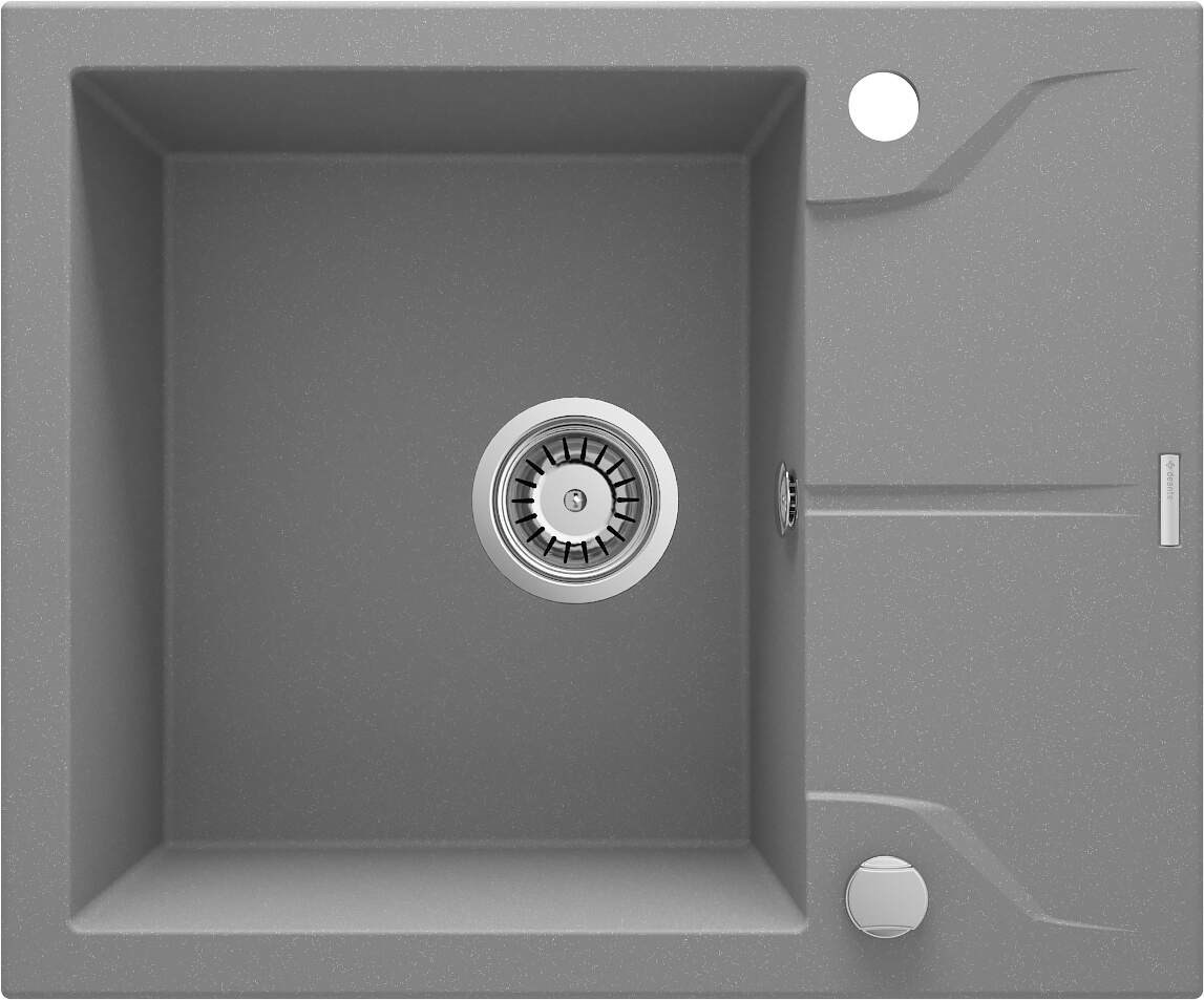Deante 1-bowl granite sink with drainer