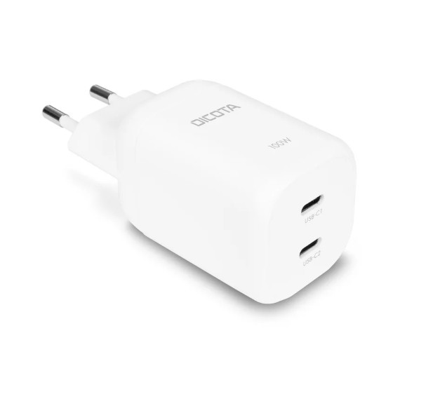 DICOTA  100W GaN Charger 2xUSB-C +