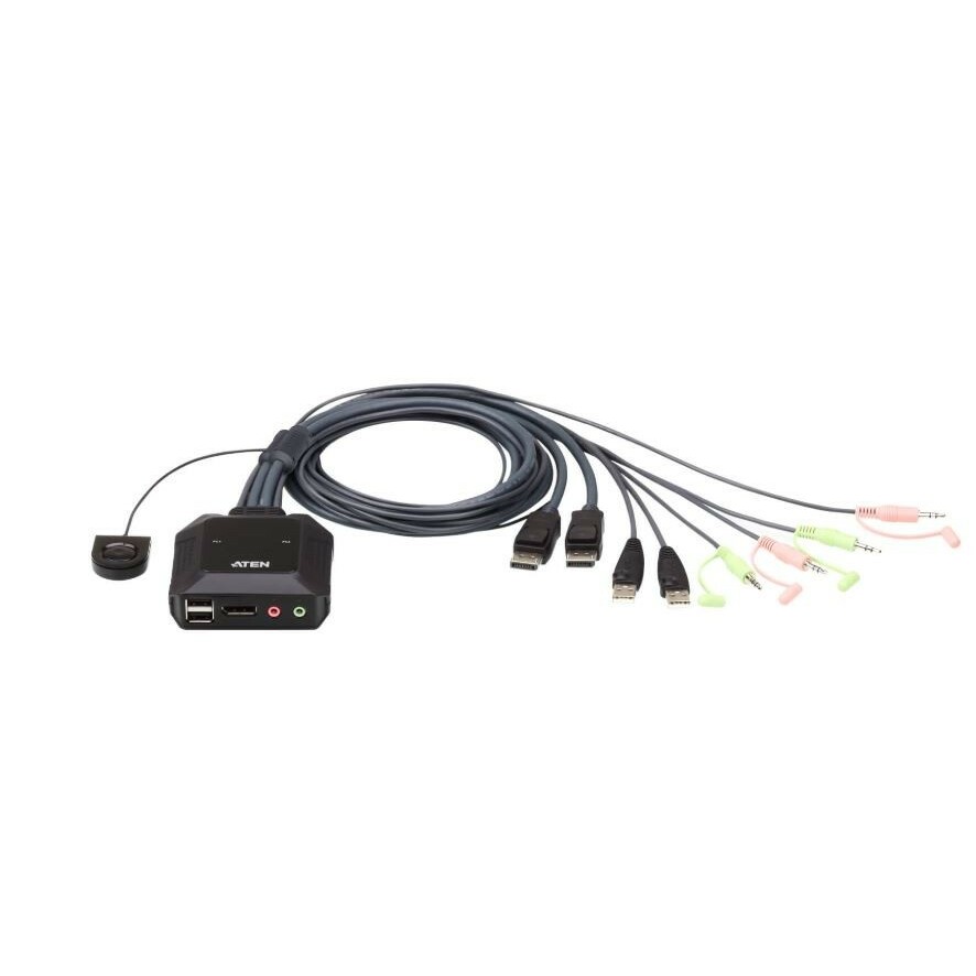 ATEN  2-Port USB DP Cable KVM