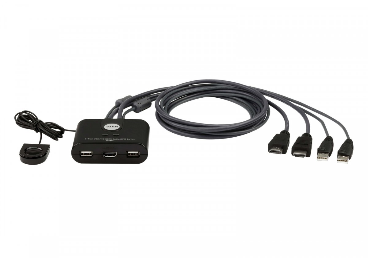 ATEN  2-port USB VGA FHD HDMI