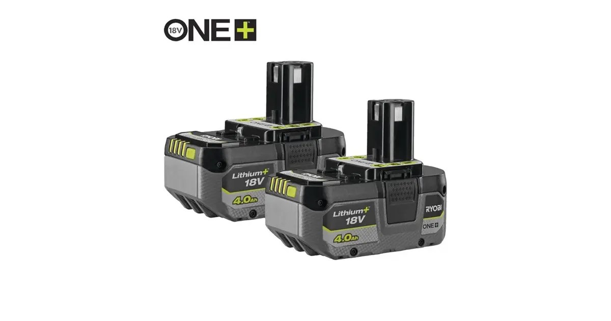 RYOBI 201805 2 akumulatory 4.0Ah