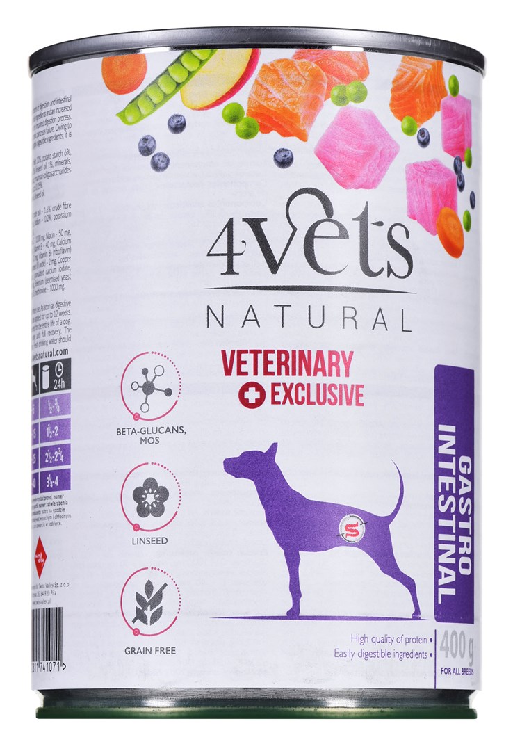 4vets Natural Gastro Intestinal Dog -