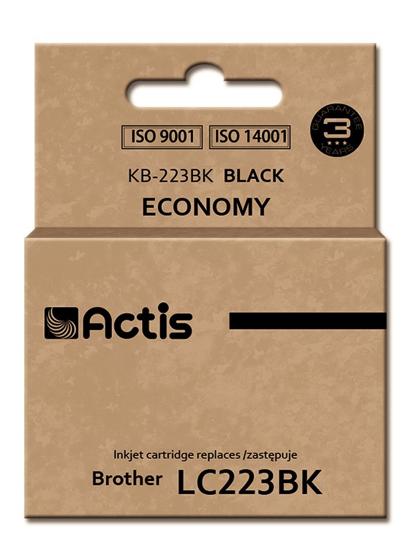 ACTIS  KB-223BK ink (replacement for Brother