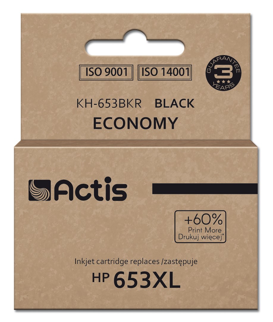 ACTIS  KH-653BKR Ink Cartridge (replacement for