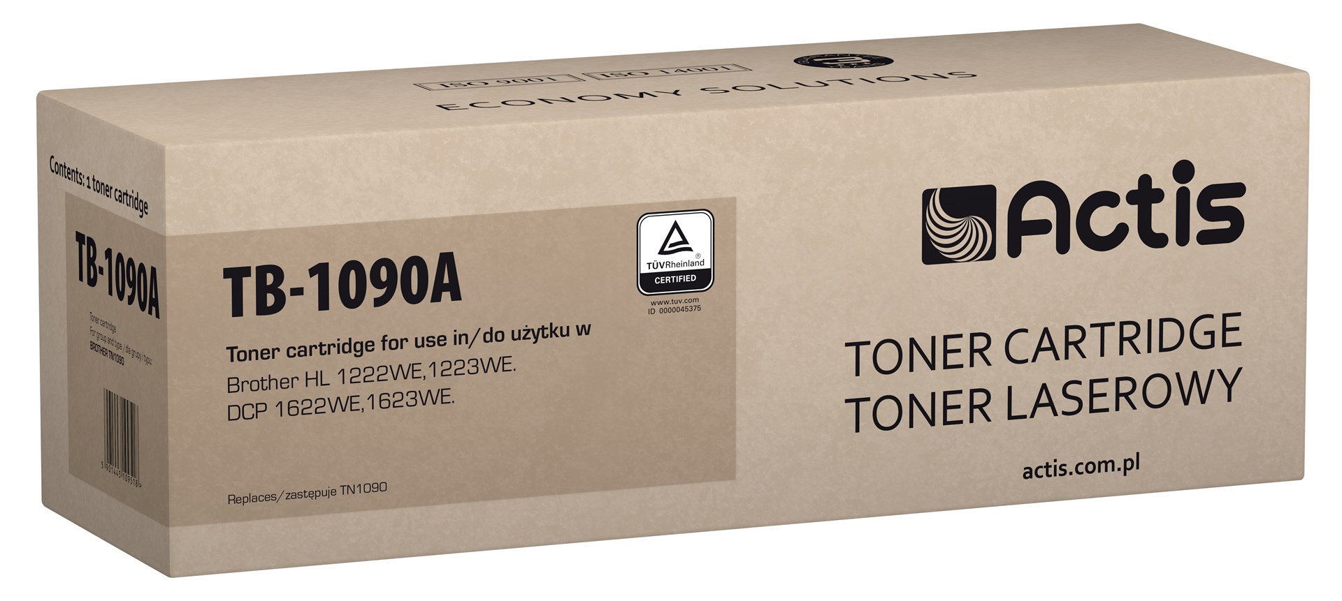 ACTIS  TB-1090A Toner (replacement for Brother