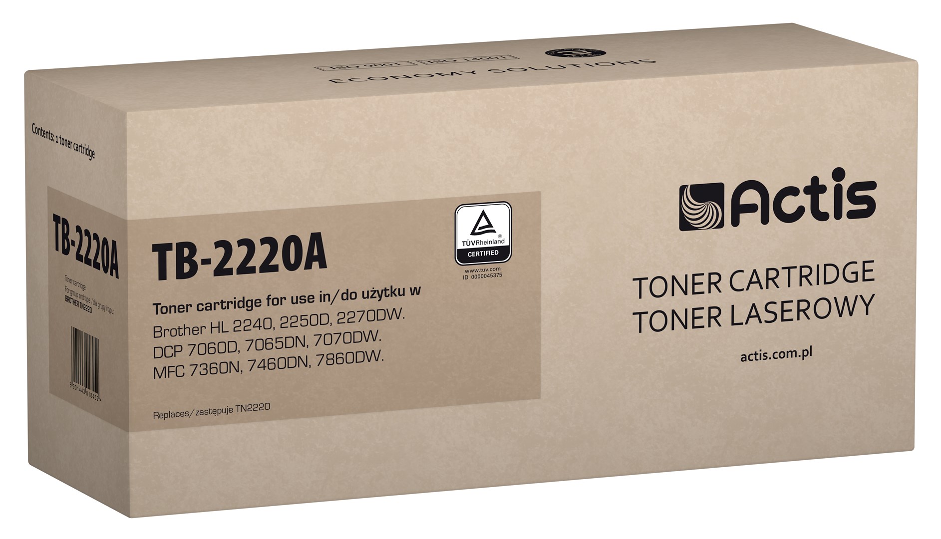ACTIS  TB-2220A Toner (replacement for Brother
