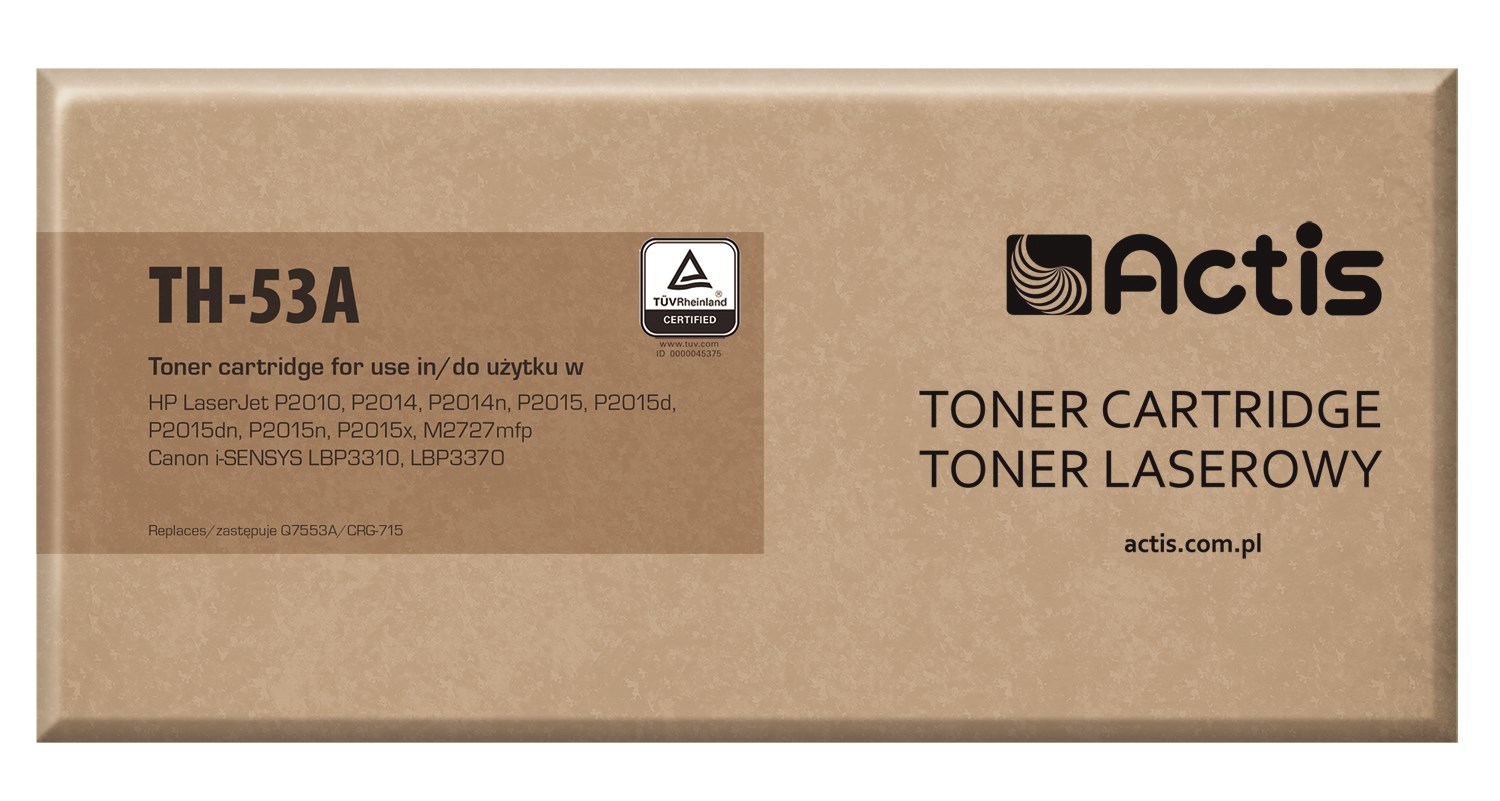ACTIS  TH-53A Toner (replacement for HP