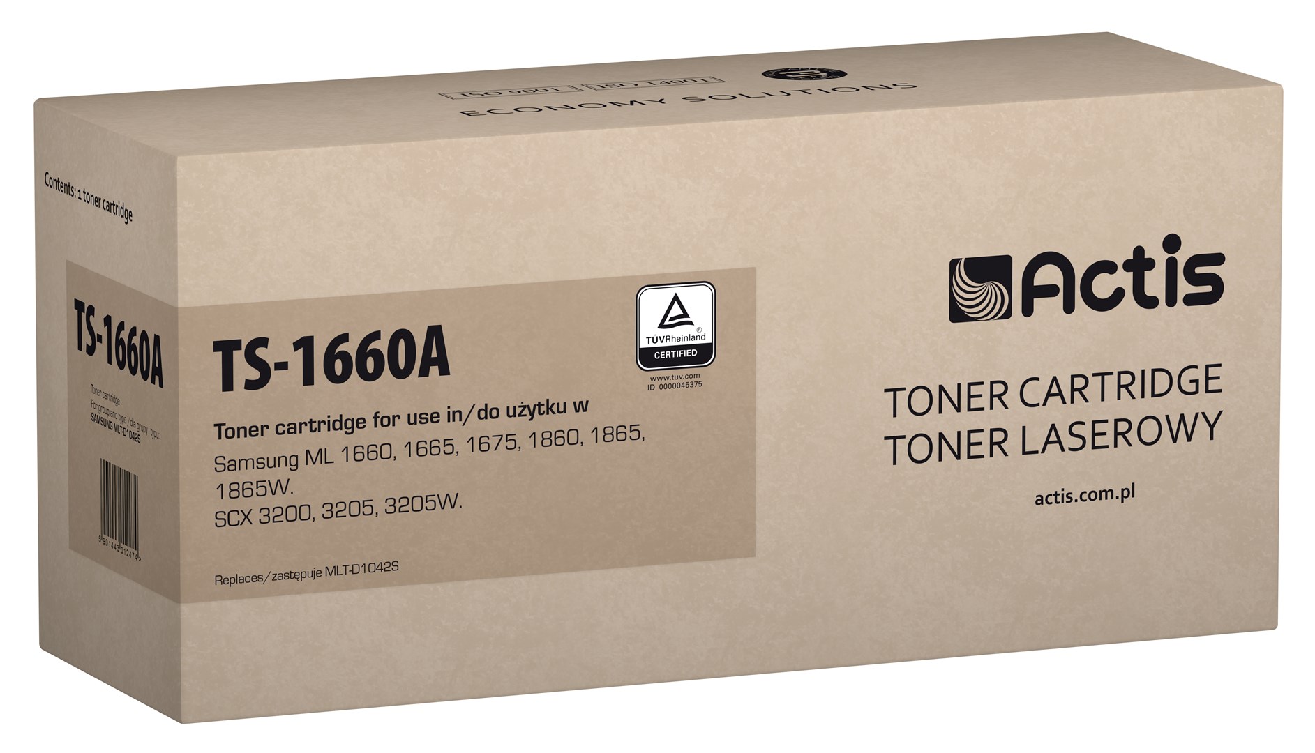 ACTIS  TS-1660A Toner (Replacement for Samsung