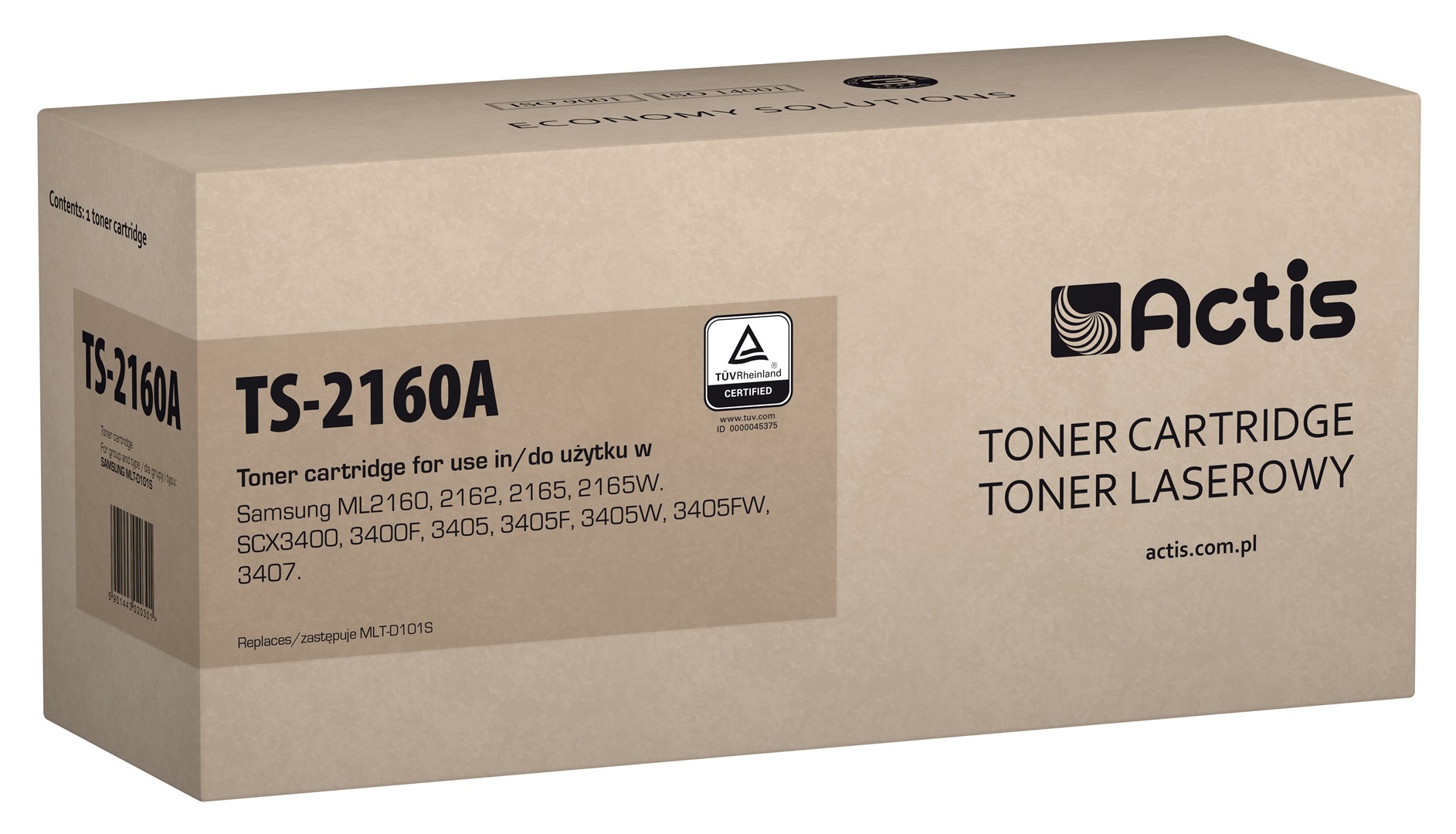 ACTIS  TS-2160A Toner (Replacement for Samsung
