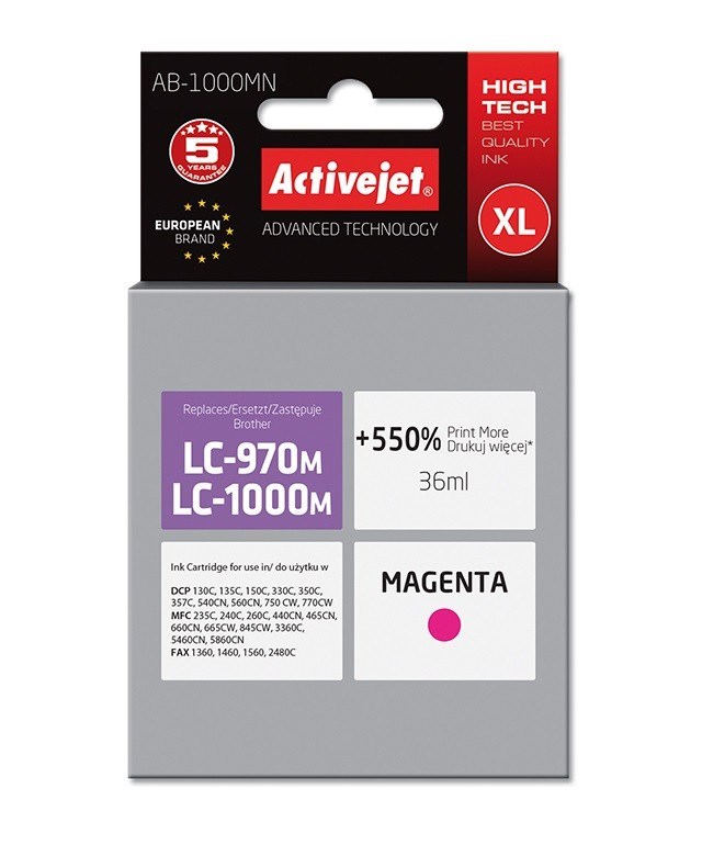 Activejet  AB-1000MN Ink (replacement for Brother