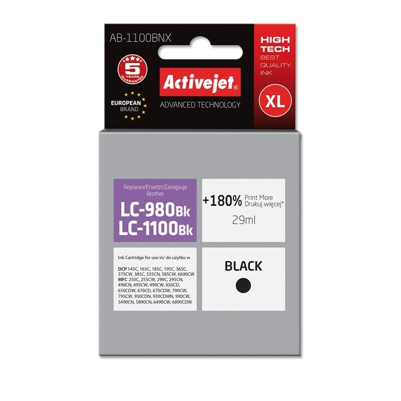 Activejet  AB-1100BNX ink (replacement for Brother