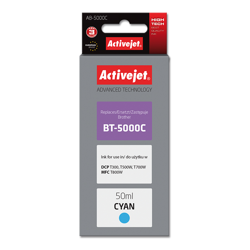 Activejet  AB-5000C Ink Bottle (replacement for