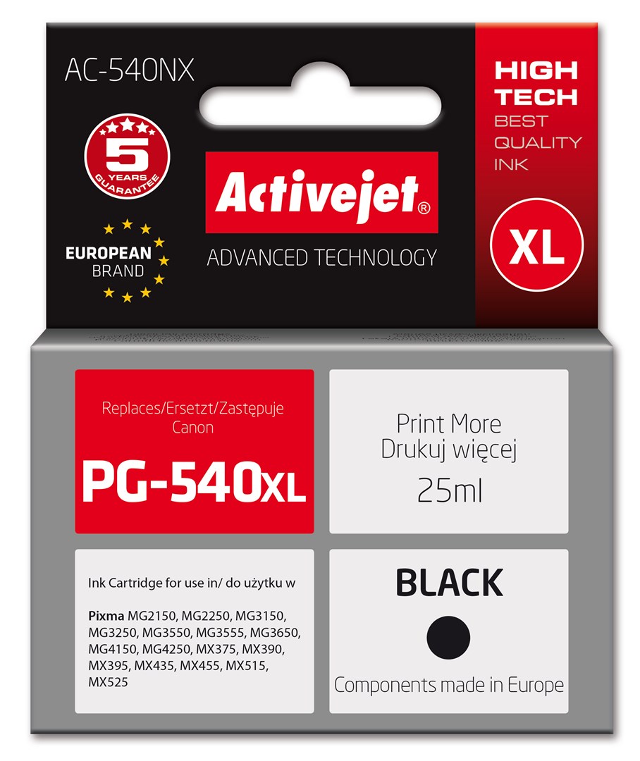 Activejet  AC-540NX ink for Canon printer