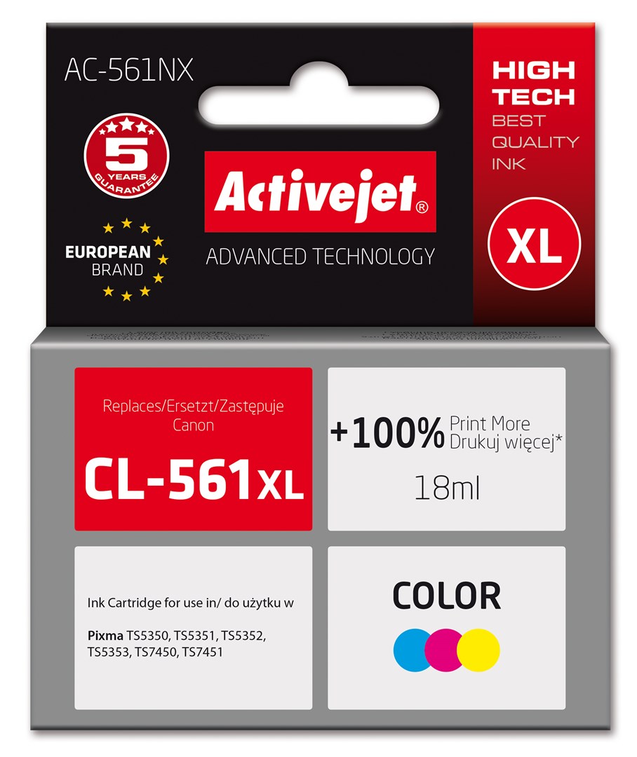 Activejet  AC-561NX Ink (replacement for Canon