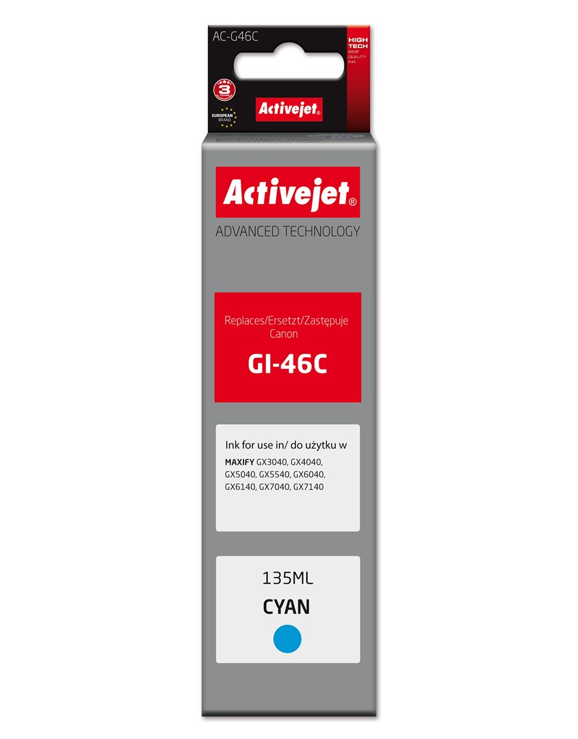 Activejet  AC-G46C Ink cartridge for Canon