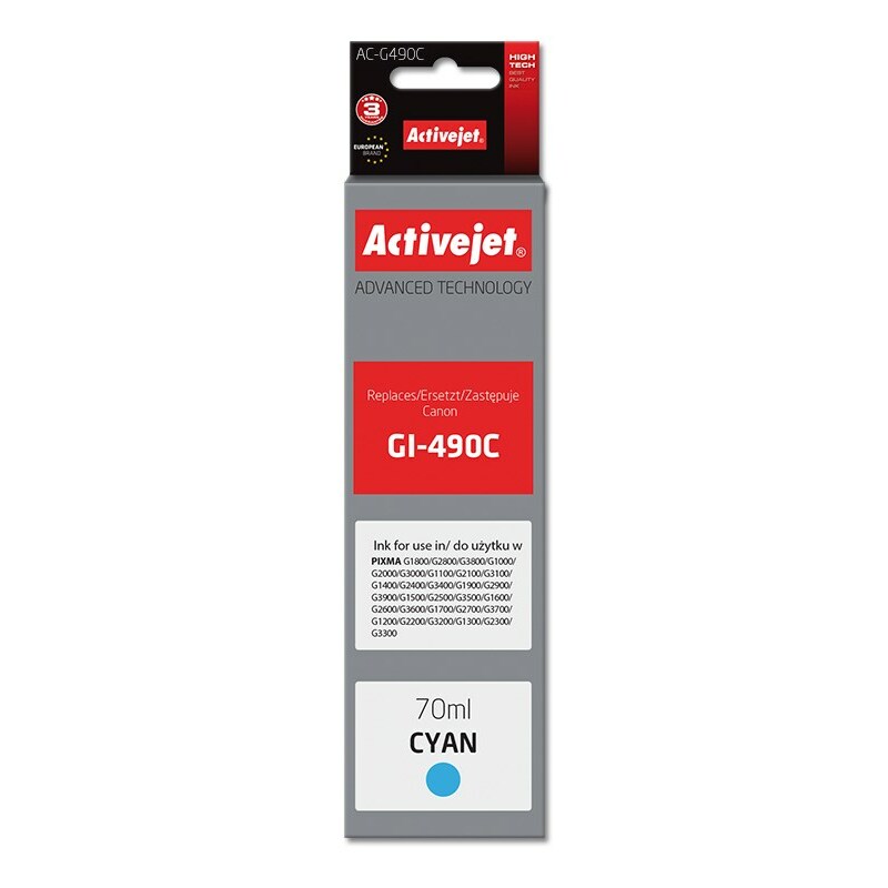Activejet  AC-G490C Ink cartridge (replacement for
