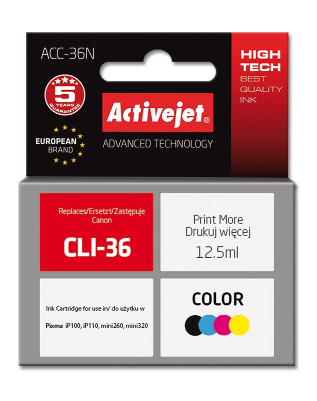 Activejet  ACC-36N Ink cartridge (replacement for