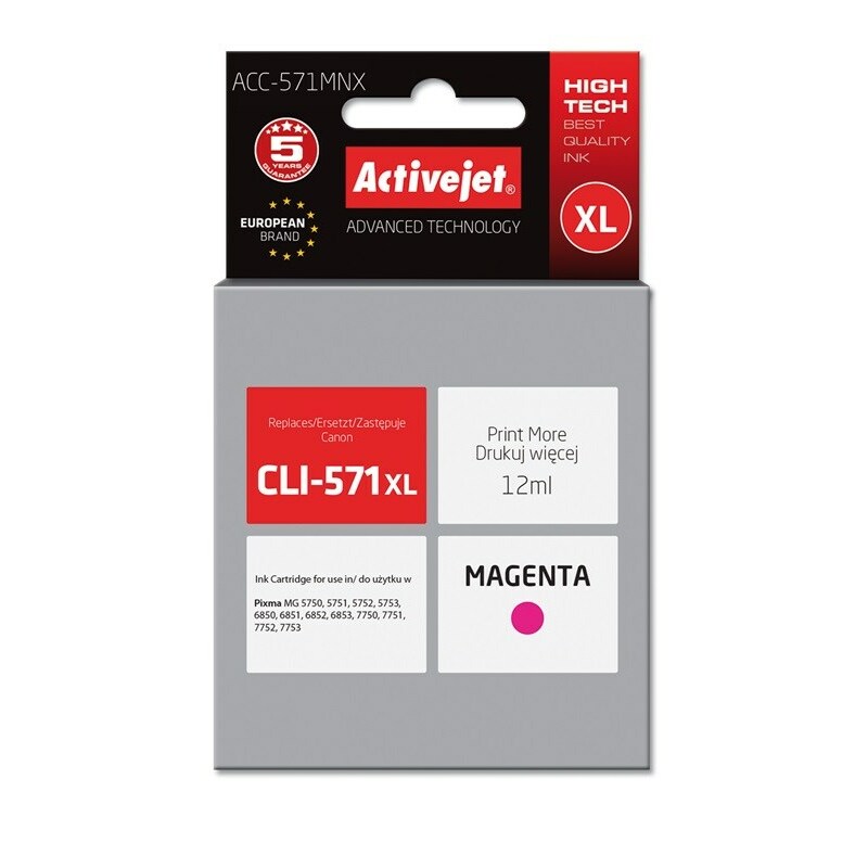 Activejet ACC-571MNX Ink (replacement for Canon