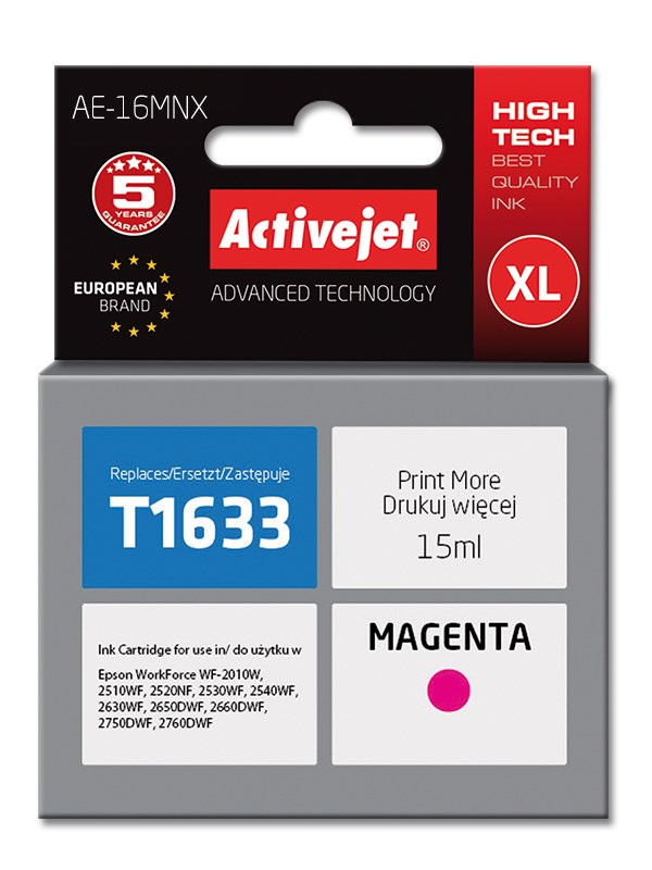 Activejet  AE-16MNX Ink cartridge (replacement for