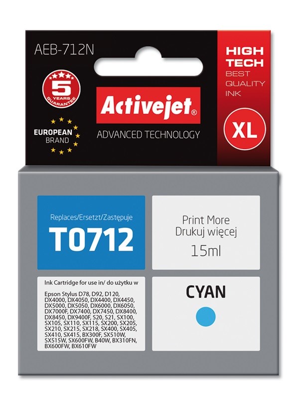 Activejet  AEB-712N Ink (replacement for Epson