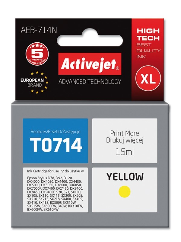 Activejet  AEB-714N Ink (replacement for Epson