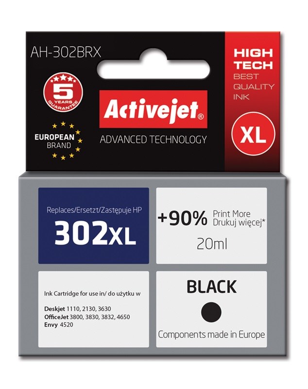 Activejet  AH-302BRX ink (replacement for HP