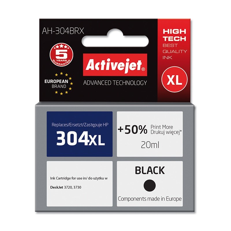 Activejet  AH-304BRX Ink (replacement for HP