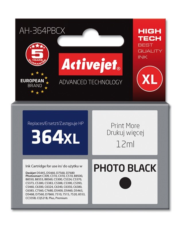 Activejet  AH-364PBCX Ink (replacement for HP