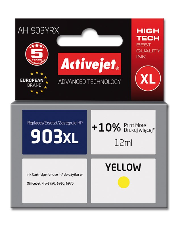 Activejet  AH-903YRX Ink (replacement for HP