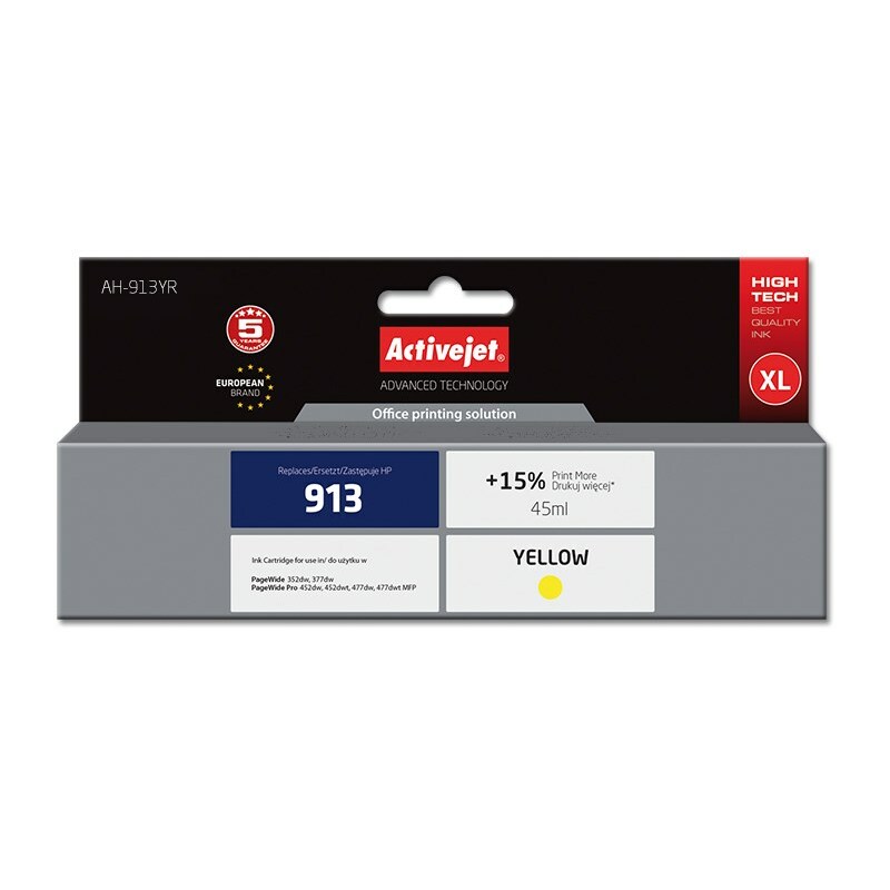Activejet  AH-913YR Ink (replacement for HP