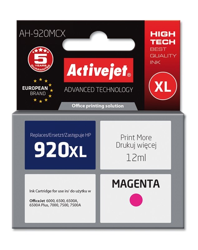 Activejet  AH-920MCX Ink Cartridge (replacement for