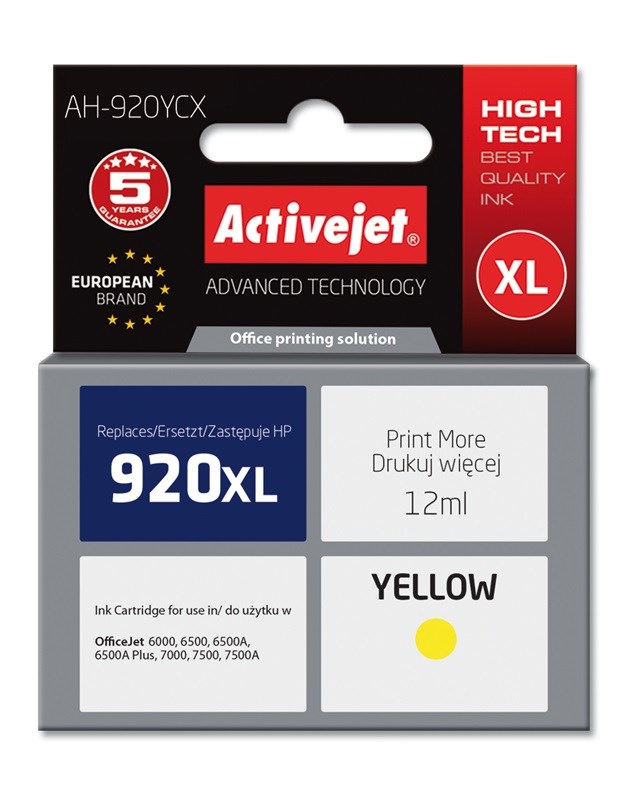 Activejet  AH-920YCX Ink (replacement for HP