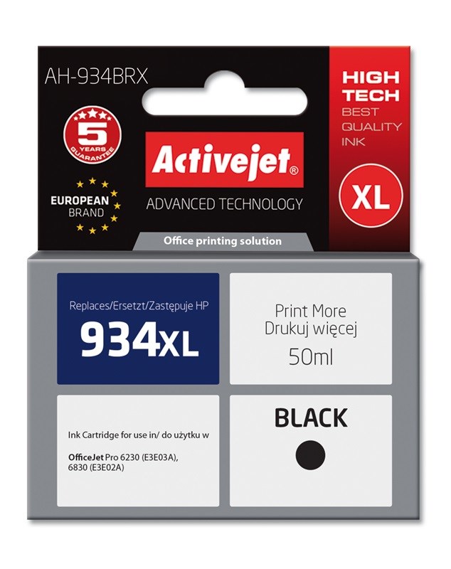Activejet  AH-934BRX Ink (replacement for HP