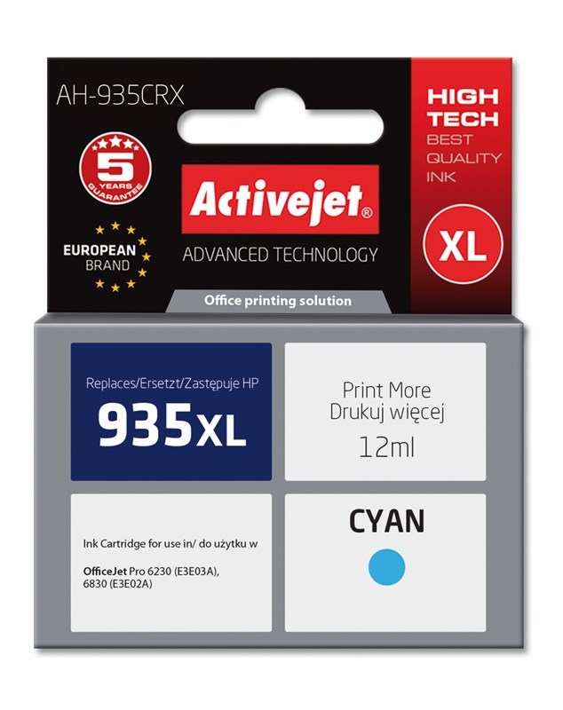 Activejet  AH-935CRX Ink (replacement HP 935XL