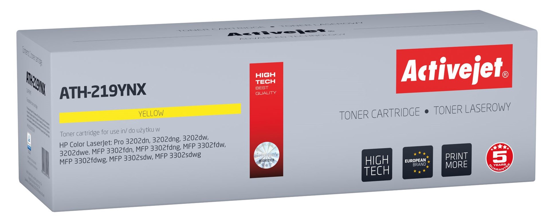 Activejet  ATH-219YNX Toner for HP printer