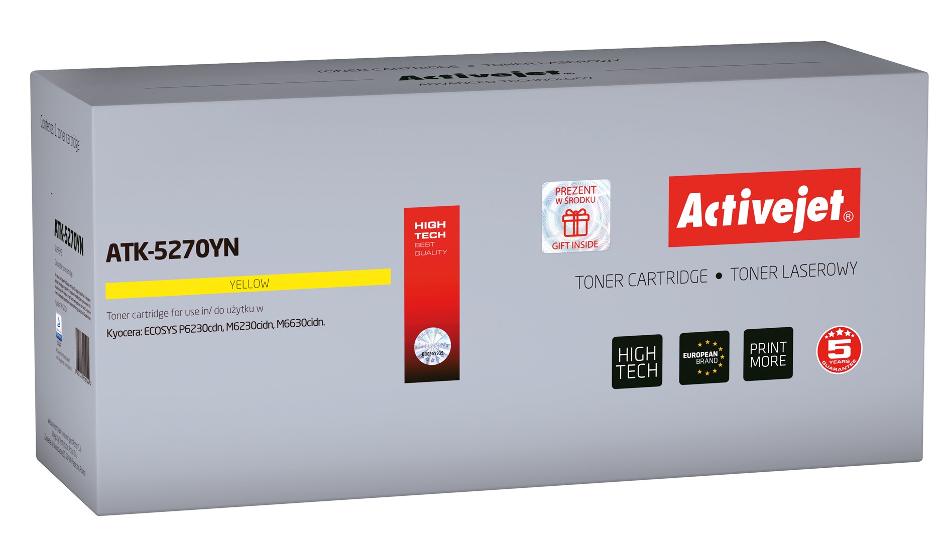 Activejet ATK-5270YN toner (replacement for Kyocera