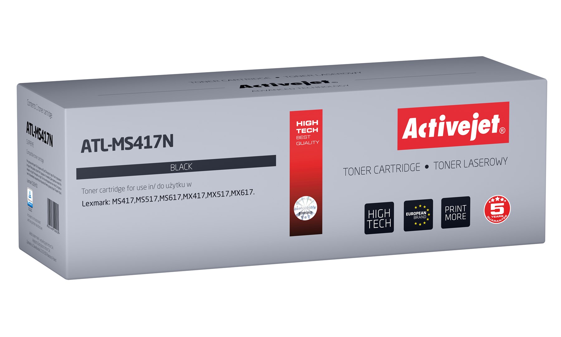 Activejet ATL-MS417N toner (replacement for Lexmark