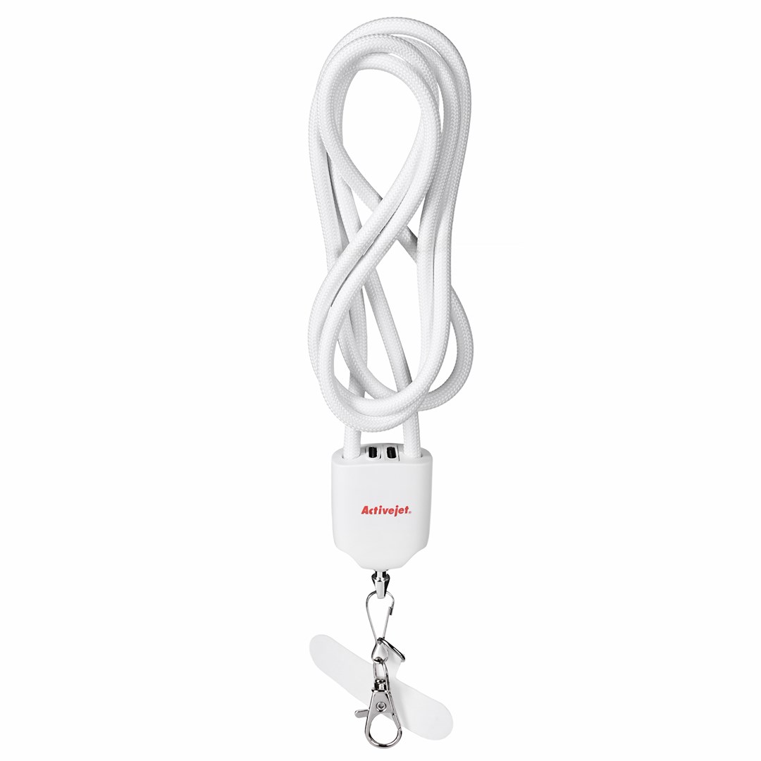 Activejet  lanyard with 3-in-1 charging cable