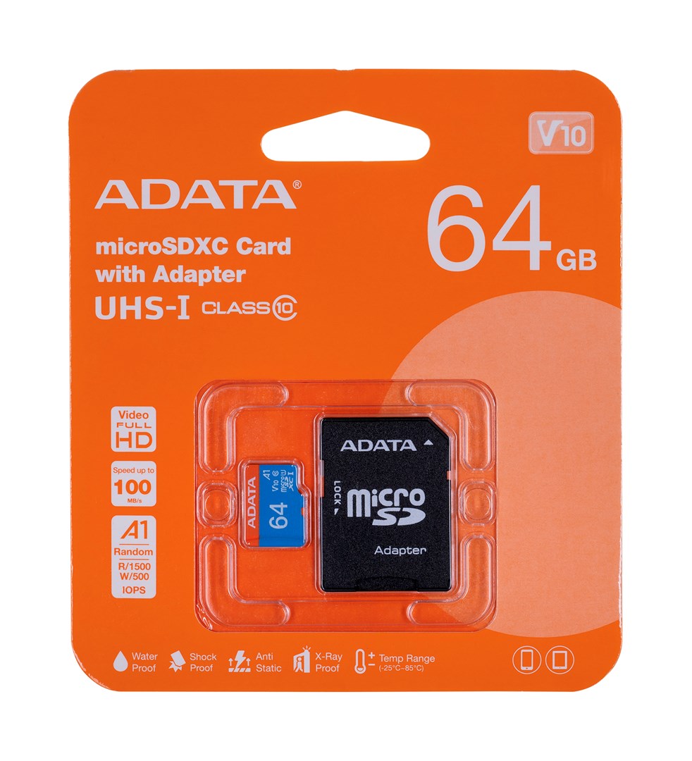 Adata Memory card microSD Premier 64GB