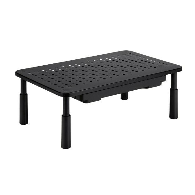 Gembird  Adjustable monitor stand with drawer