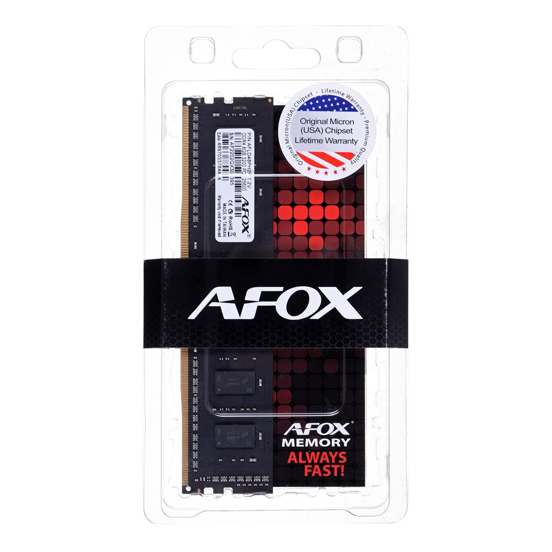 AFOX  PC memory DDR4 8GB 3200MHz