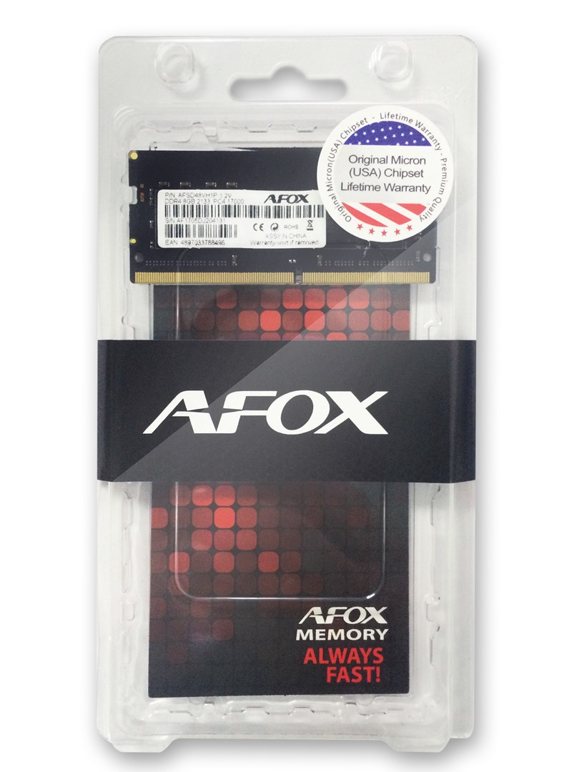 AFOX Notebook memory DDR4 8GB 3200MHz