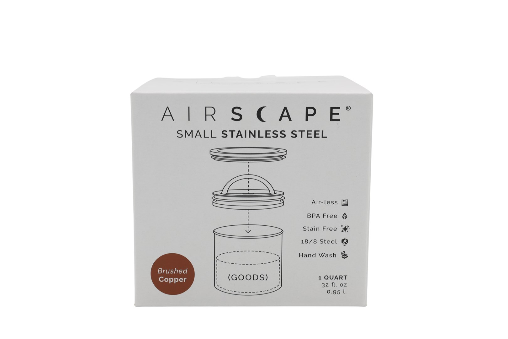 No name Airscape? Edelstahl-Aromabeh?lter klein
