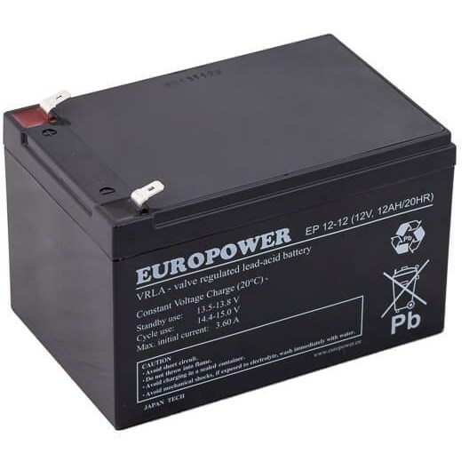EuroPower Akumulator AGM  serii EP 12V