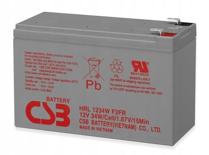No name Akumulator żelowy CSB HRL1234WF2