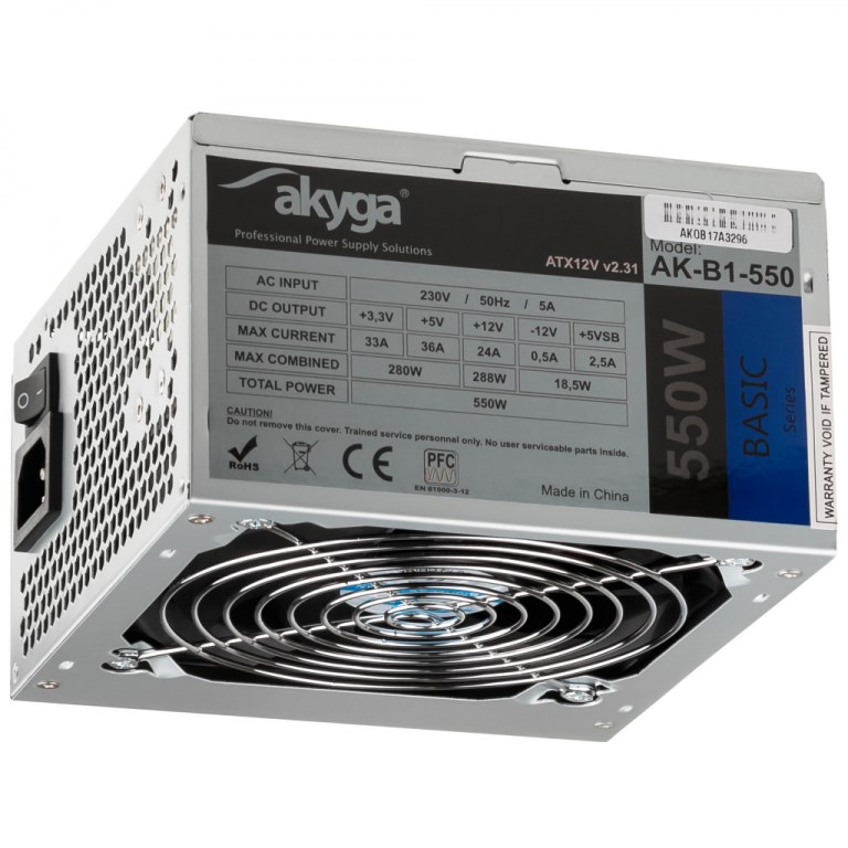 AKYGA  AK-B1-550 power supply unit 550