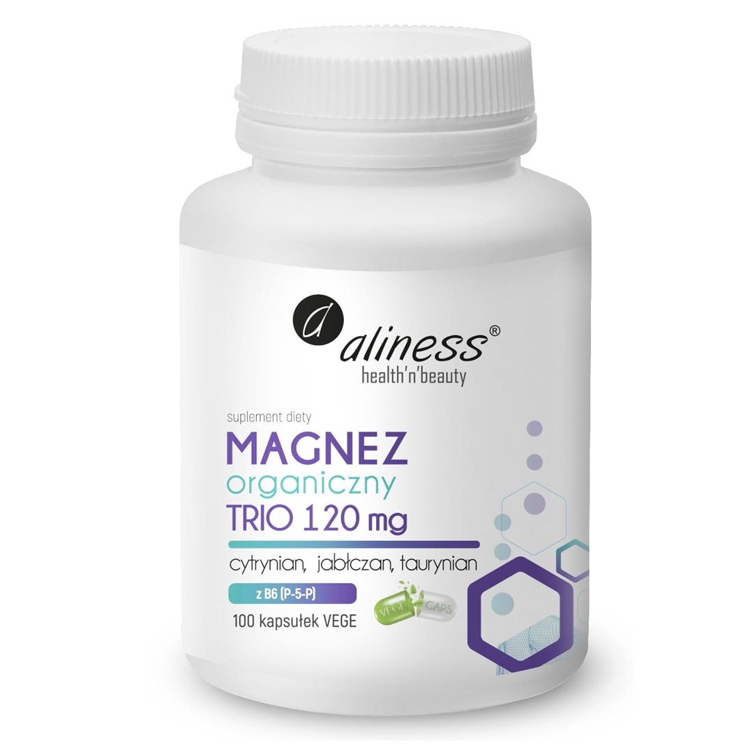 Aliness  Organic Magnesium TRIO 120 mg